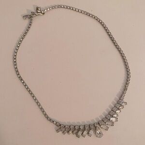 Vintage 1950s Rhinestone Choker Necklace